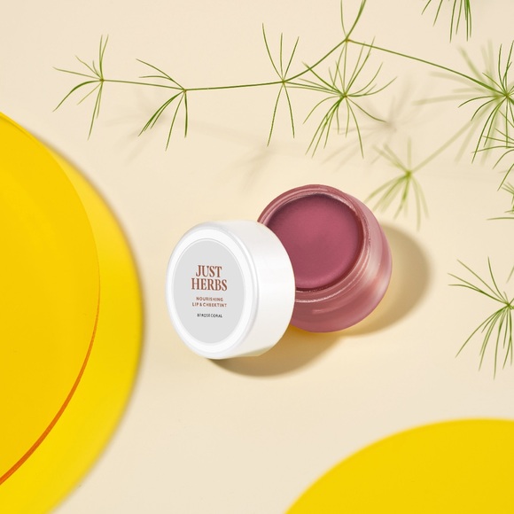 Just Herbs Lip & Cheek Tint & blush for eyelids : 04 Mahogany | NWT - Picture 7 of 16